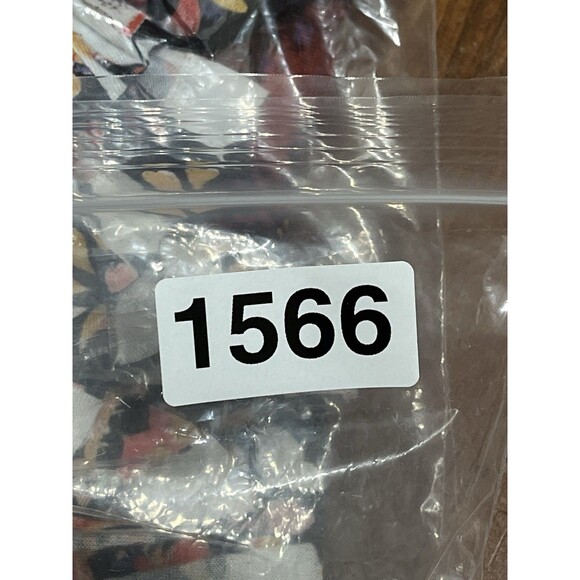 Women’s XL Abstract Floral Rhinestone Skull Embellished Tunic Top Whimsy Artsy - Picture 13 of 13